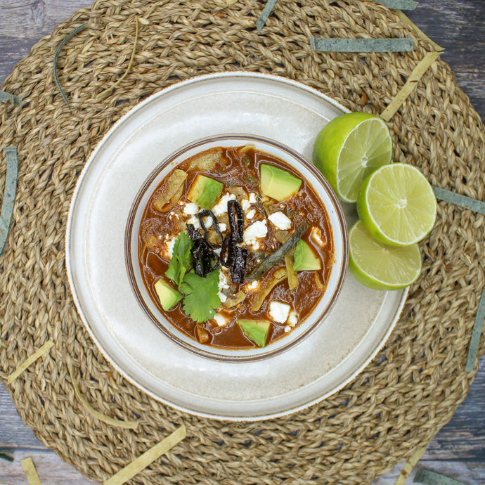 Receta de sopa de tortilla o sopa azteca