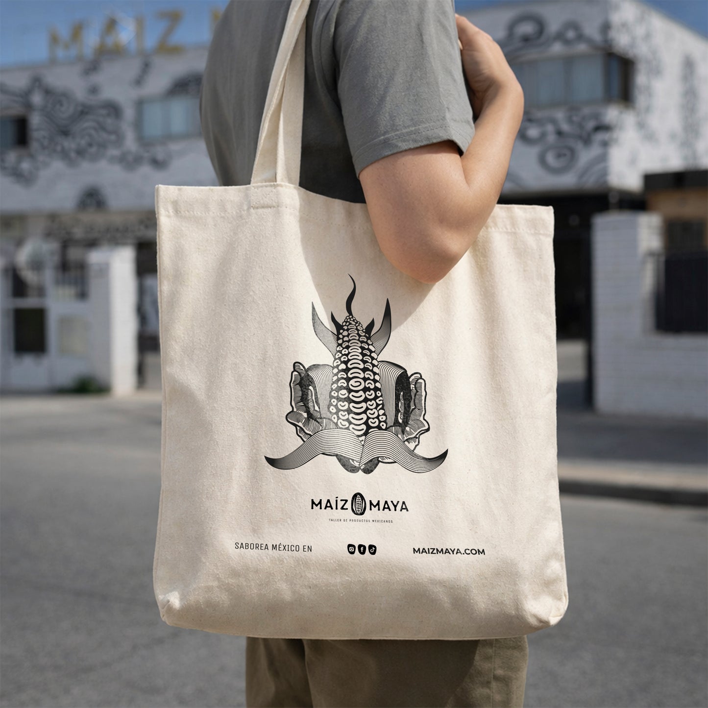 Bolsa Ecológica Maíz Maya "Mazorca" - Maíz Maya - Tortillas Maya