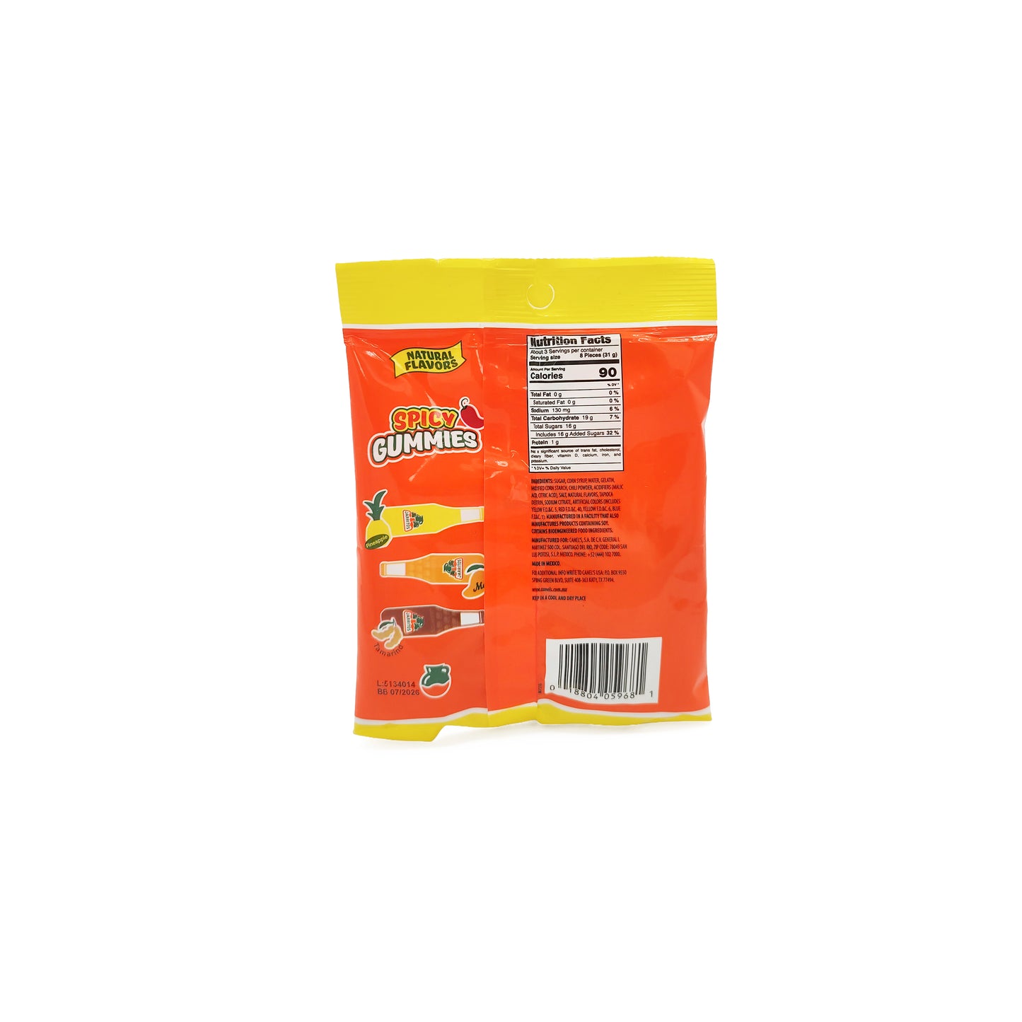 Gomitas Picantes Jarritos 99,2 gr