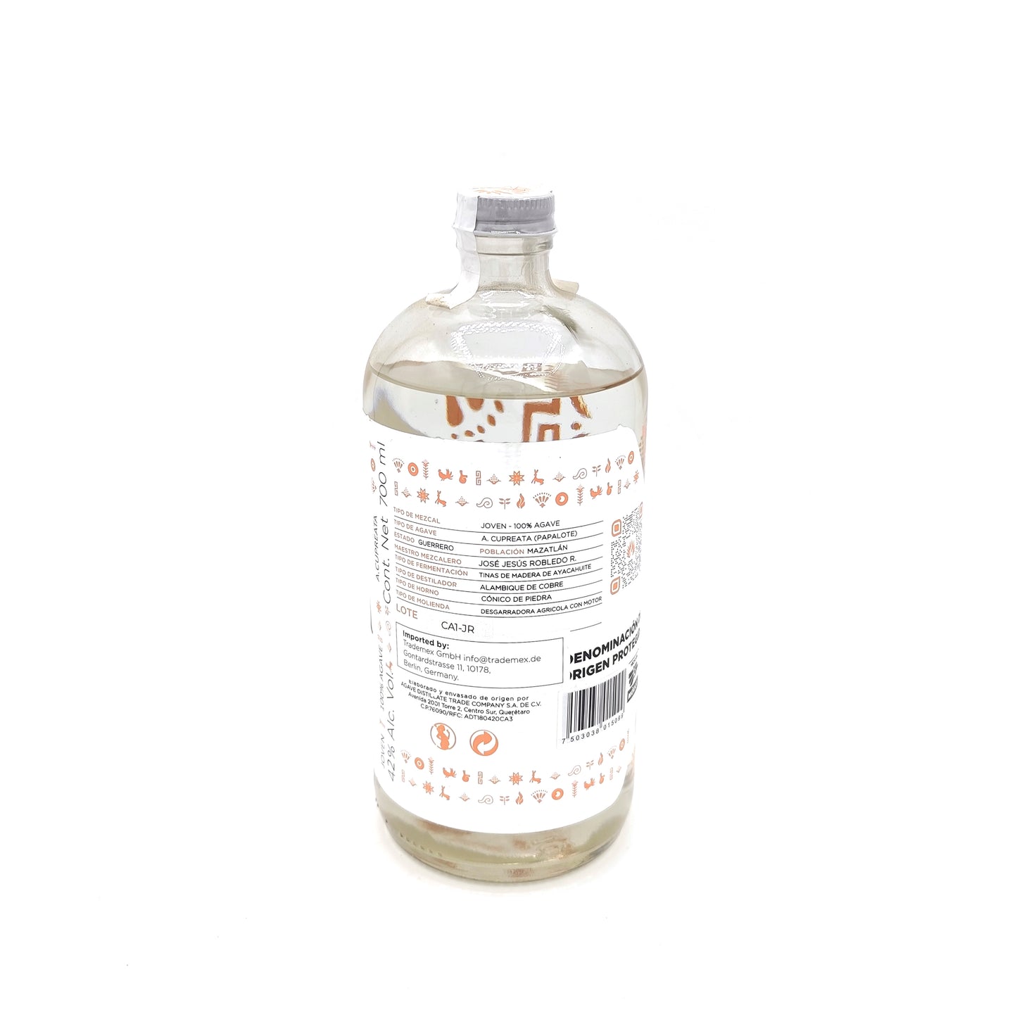 Mezcal Artesanal Cupreata Oxa 700ml