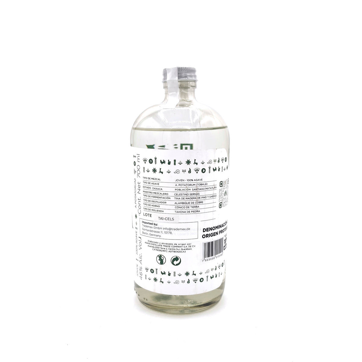 Mezcal Artesanal Tobalá Oxa 700ml
