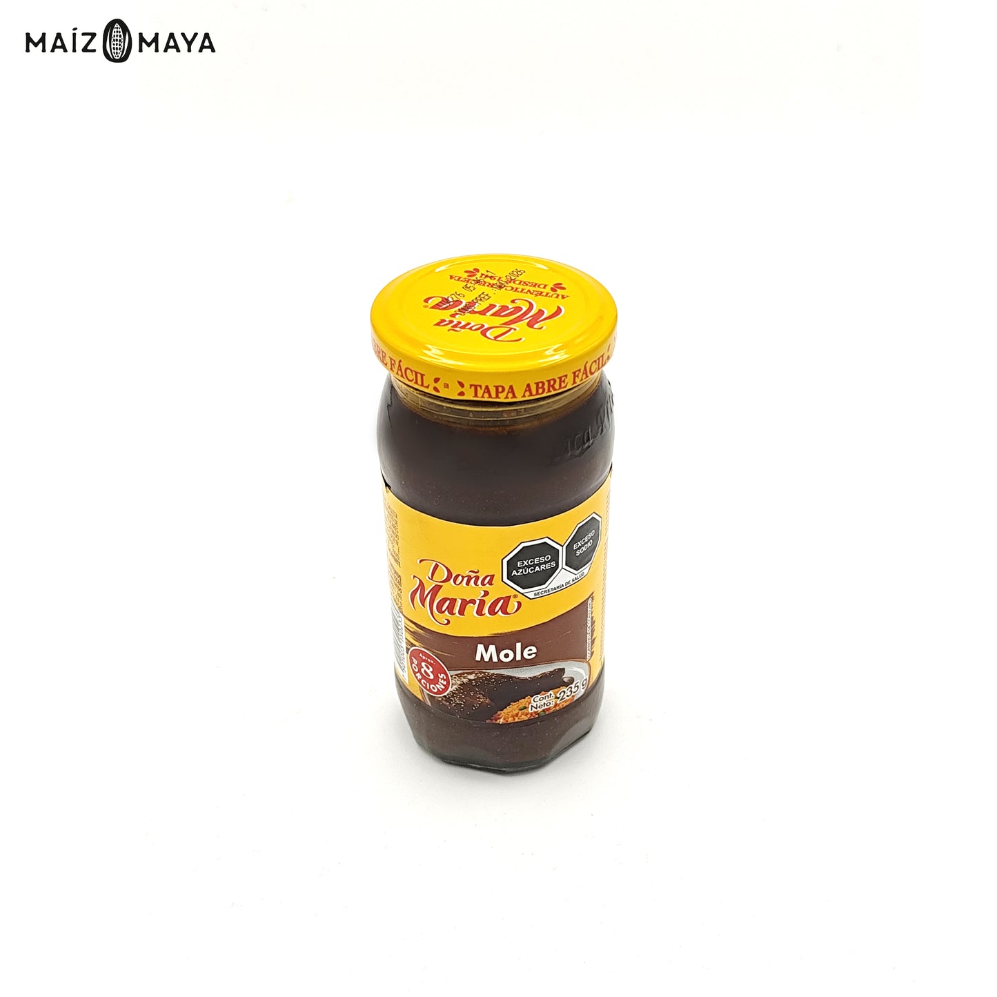 Mole Rojo en Pasta Doña María 235 gr - Maíz Maya - Tortillas Maya