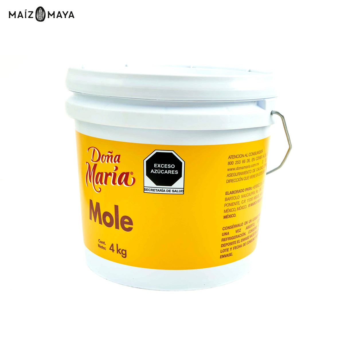 Mole Doña María 4kg - Maíz Maya - Tortillas Maya