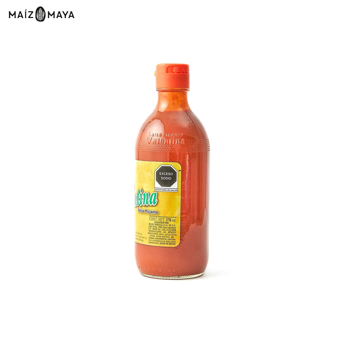 Salsa Valentina amarilla 370 ml - Maíz Maya - Tortillas Maya
