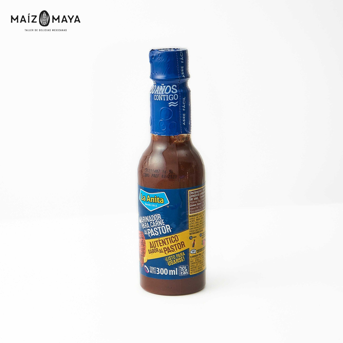 Marinador para pastor La Anita 300 ml - Maíz Maya - Tortillas Maya