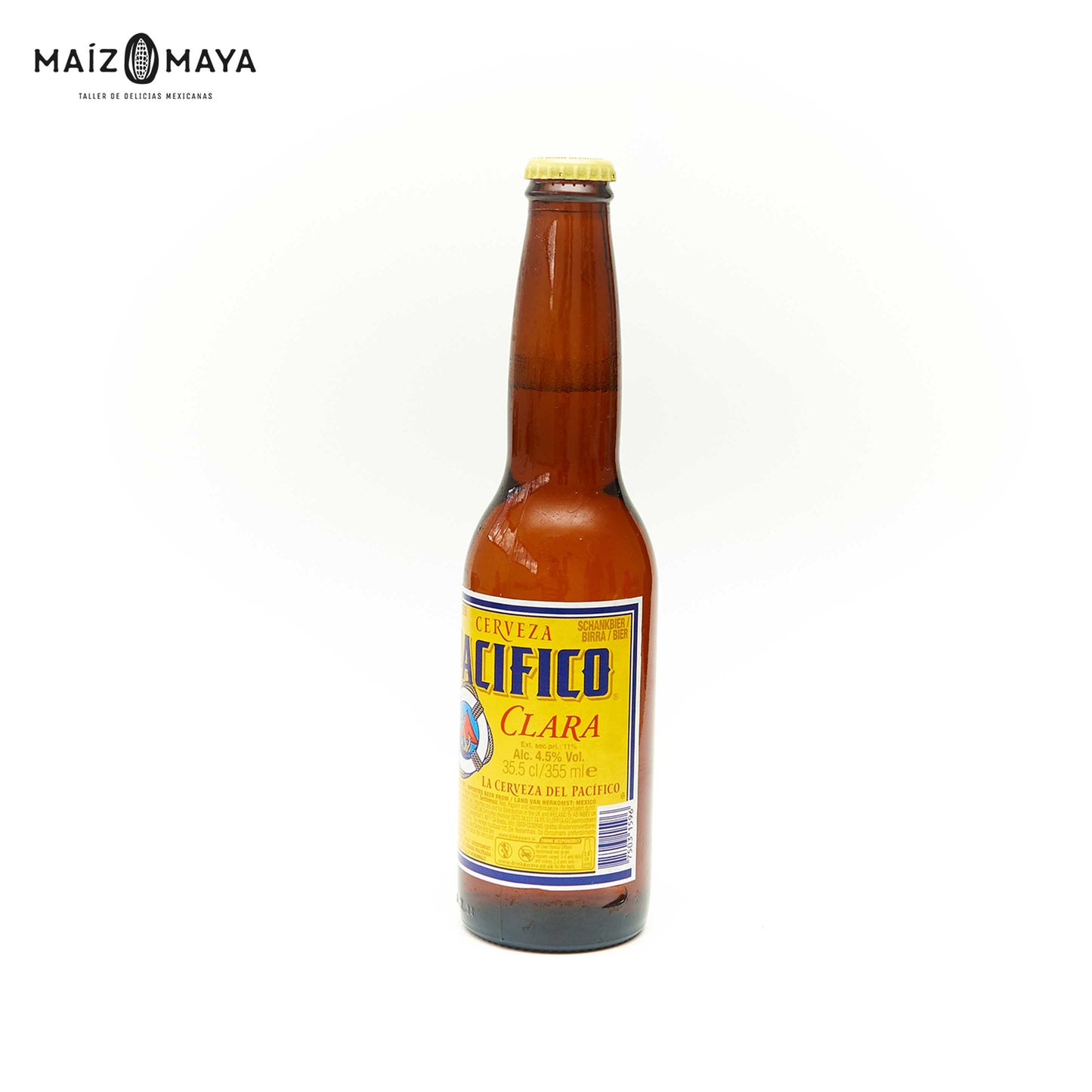 Cerveza Pacífico 355ml - Maíz Maya - Tortillas Maya
