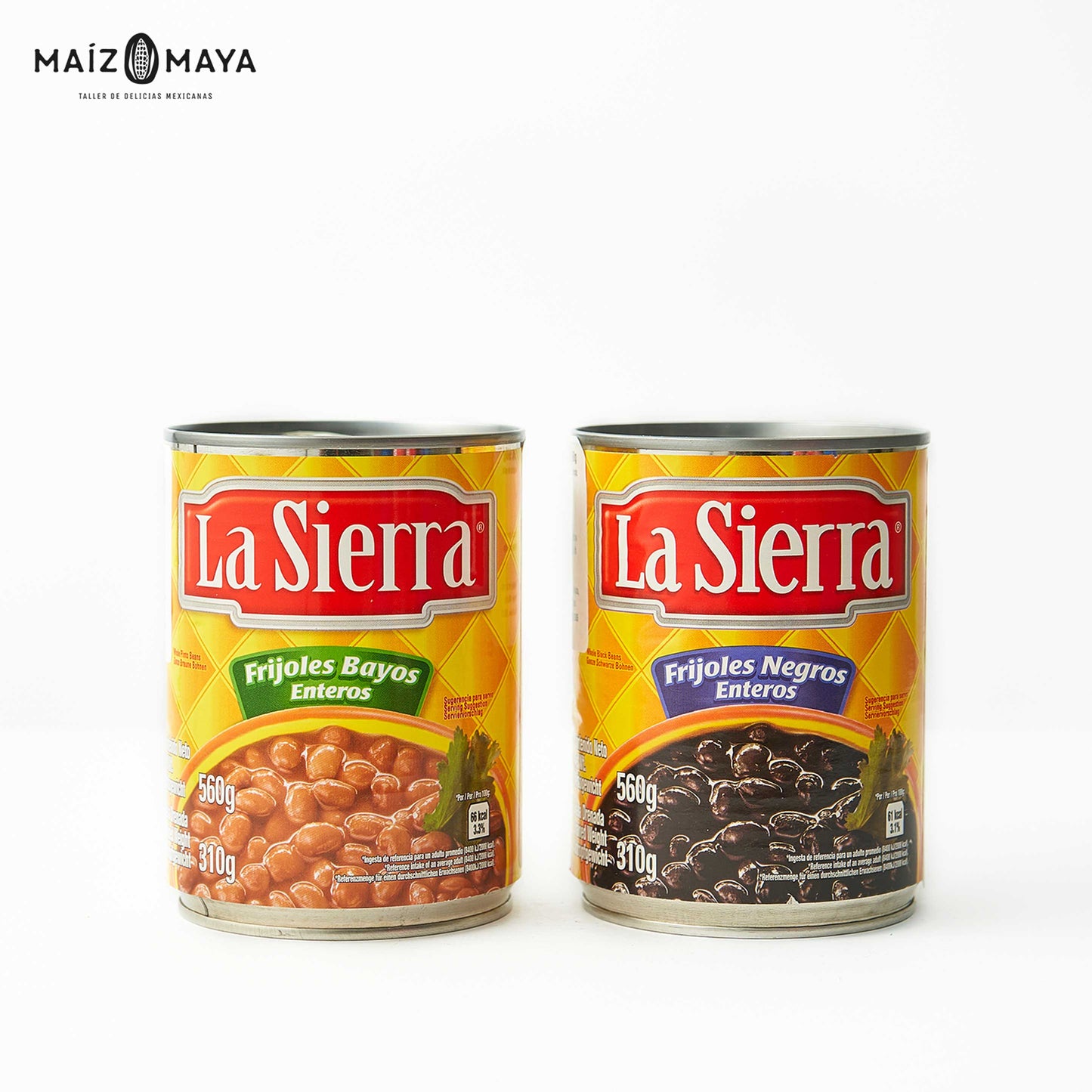 Frijoles Bayos Enteros La Sierra 560 gr - Maíz Maya - Tortillas Maya