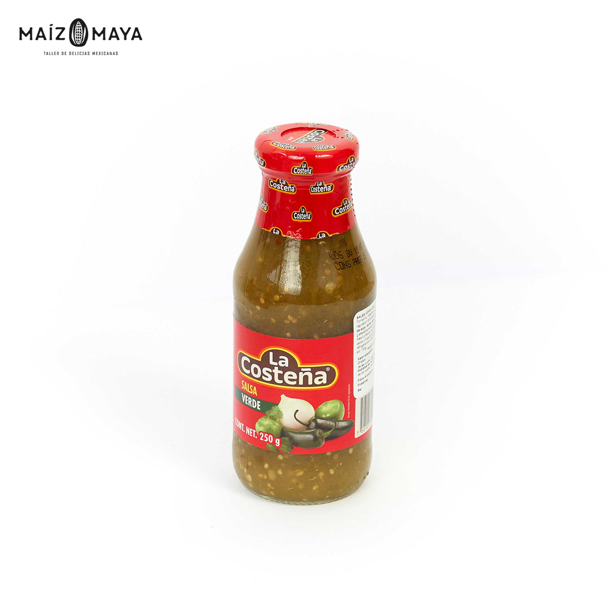 Salsa Verde La Costeña - Maíz Maya - Tortillas Maya