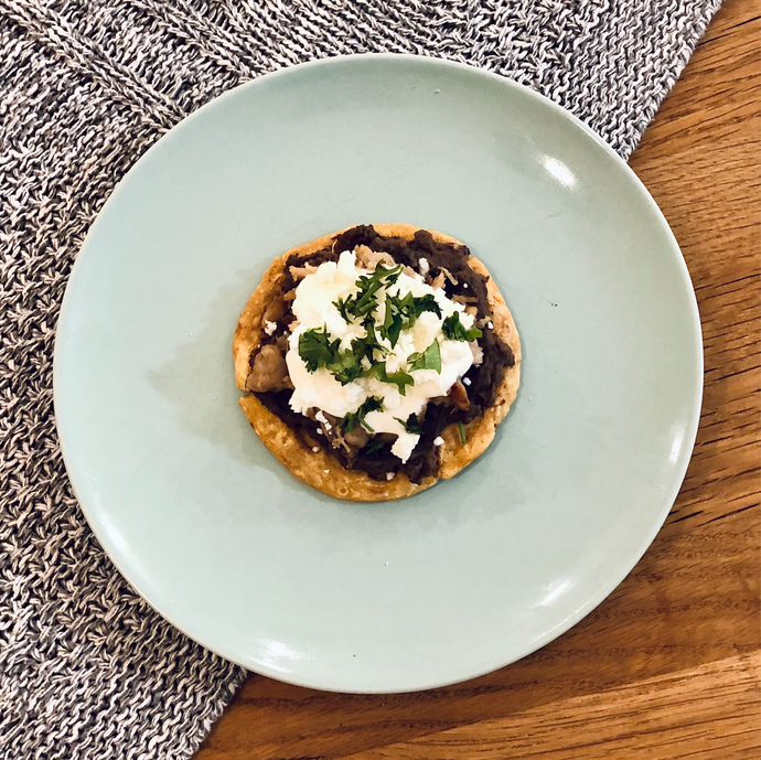 Receta de sopes de carnitas