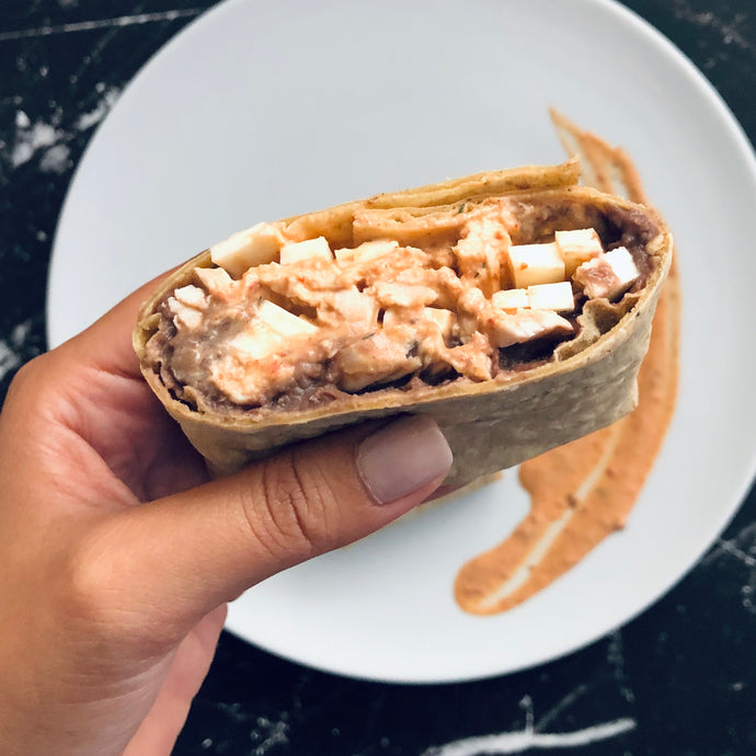 Receta de burritos de pollo