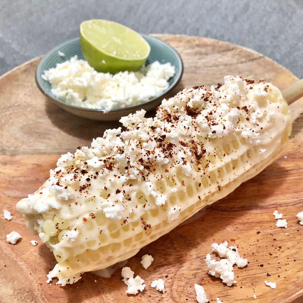 Receta de elote estilo CDMX