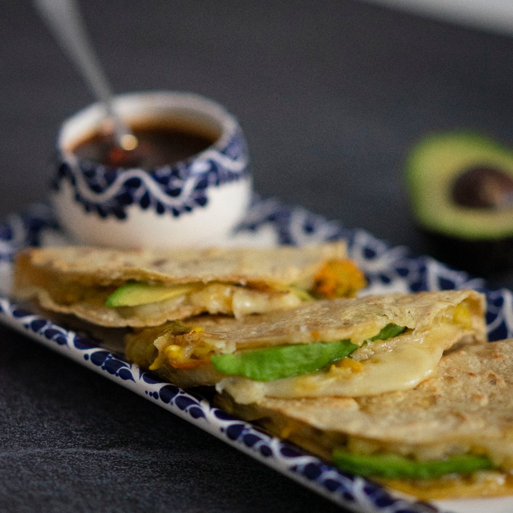 Receta de quesadillas de flor de calabaza
