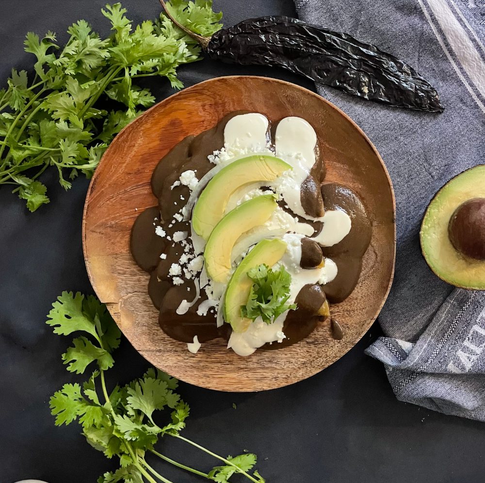 Receta de enfrijoladas