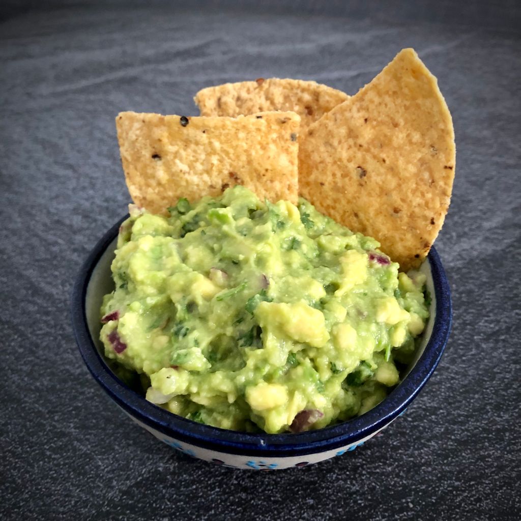 Receta tradicional de guacamole