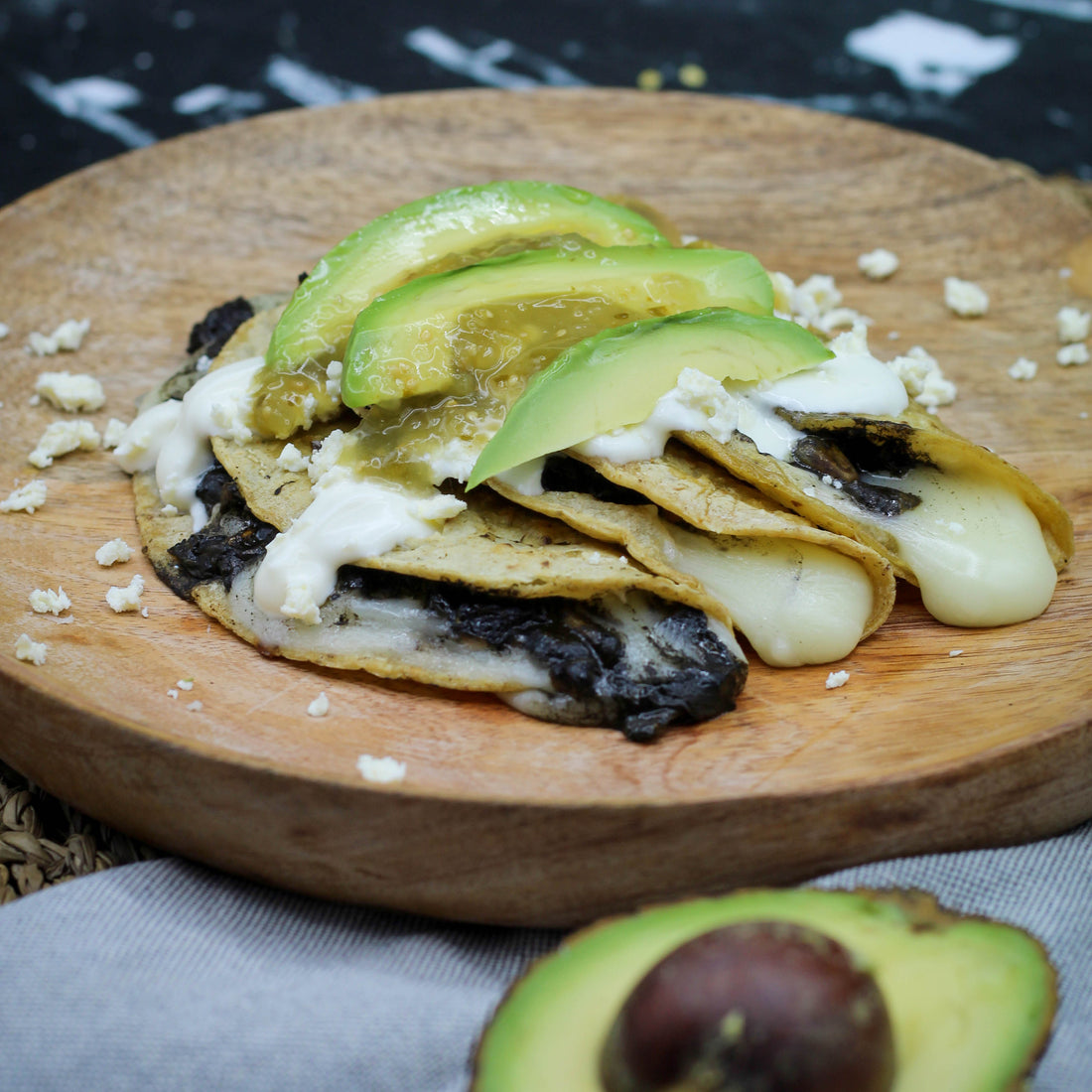 Receta de quesadillas de huitlacoche