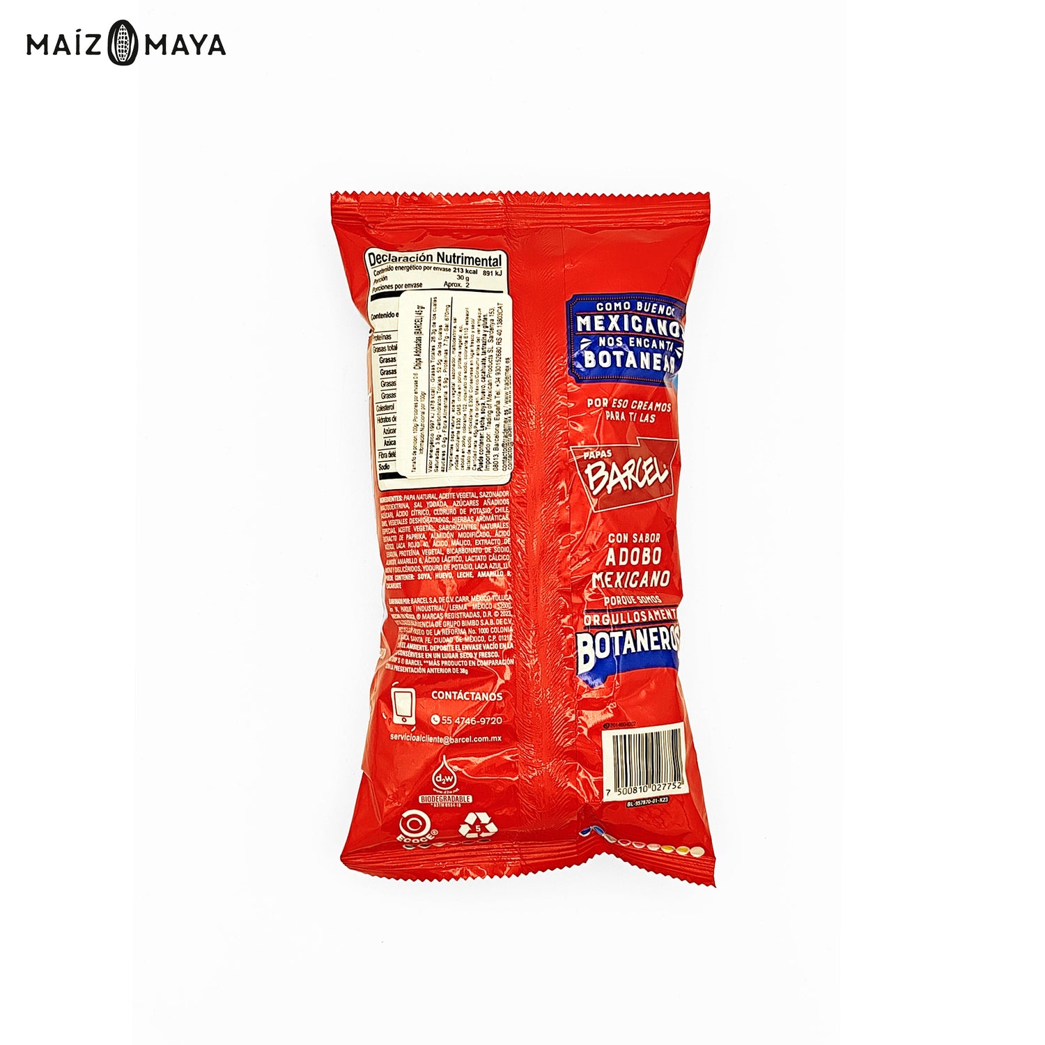 Chips Adobadas 42g - Maíz Maya - Tortillas Maya