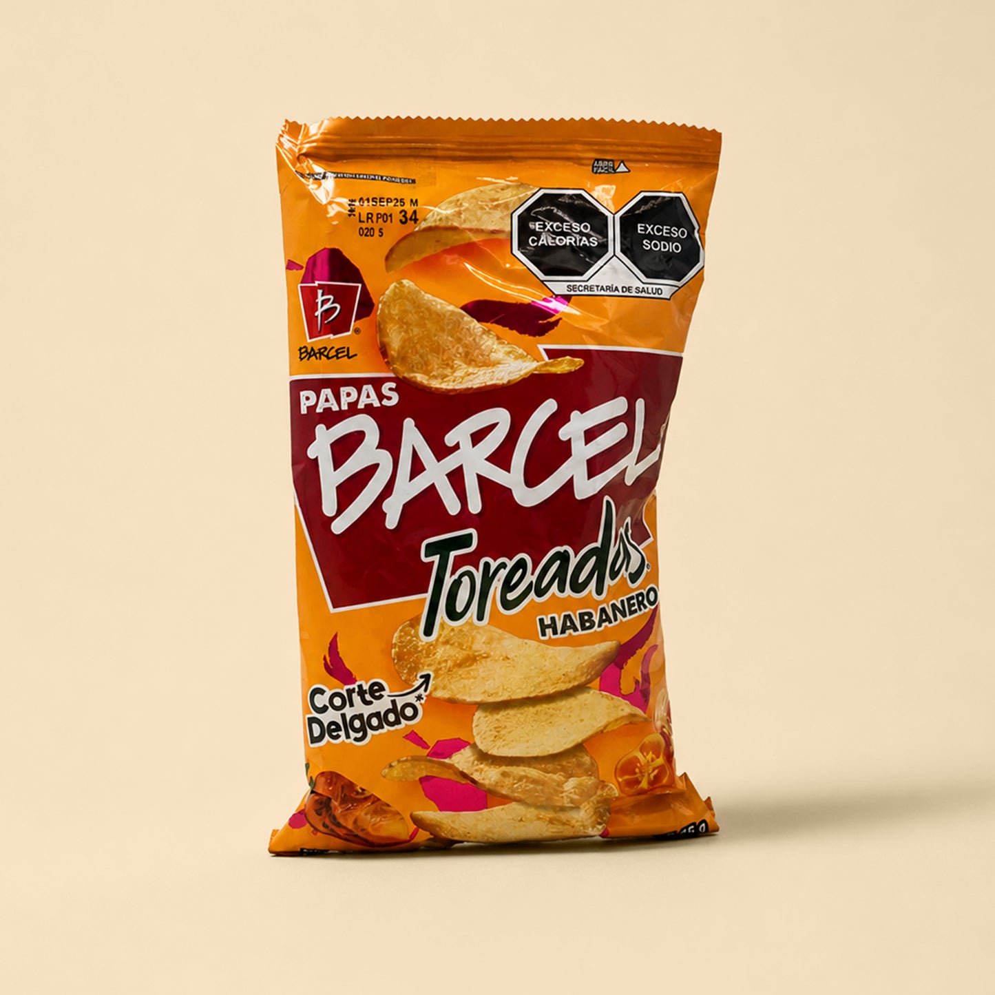 Papas Toreadas Habanero Barcel 45g