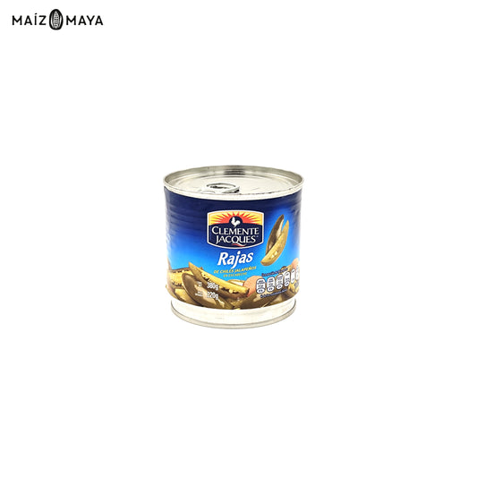 Chiles Jalapeños en Rajas Clemente Jacques 380g - Maíz Maya - Tortillas Maya