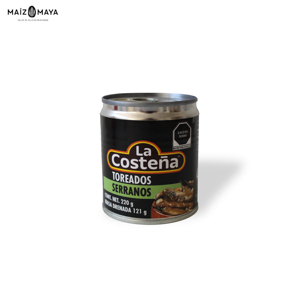 Chiles Serranos Toreados 220gr La Costeña