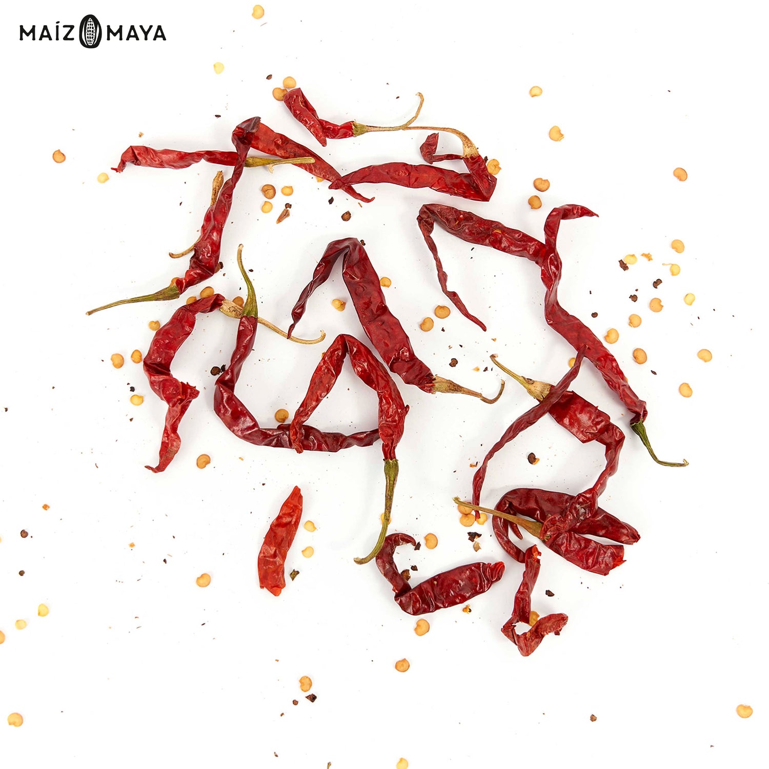 Chile de árbol seco (100g) - Maíz Maya - Tortillas Maya
