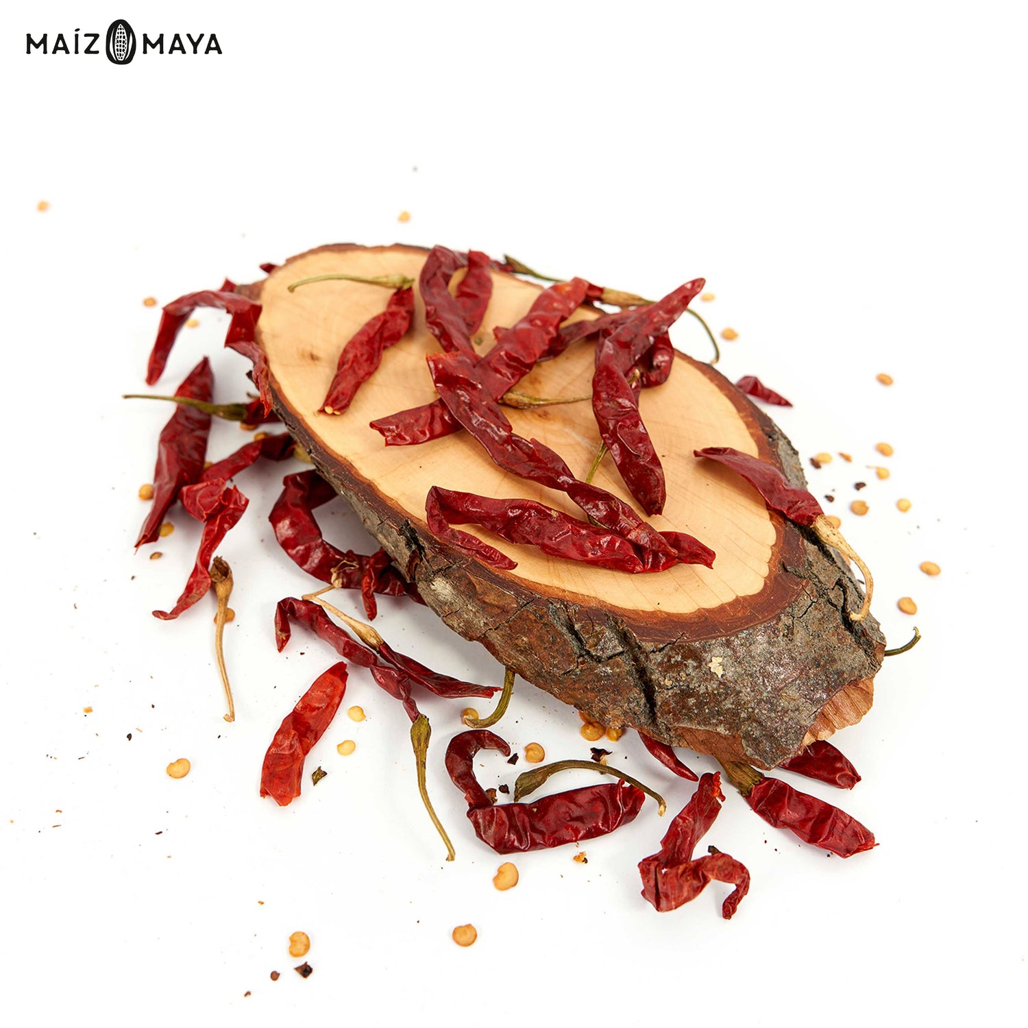 Chile de árbol seco (100g) - Maíz Maya - Tortillas Maya