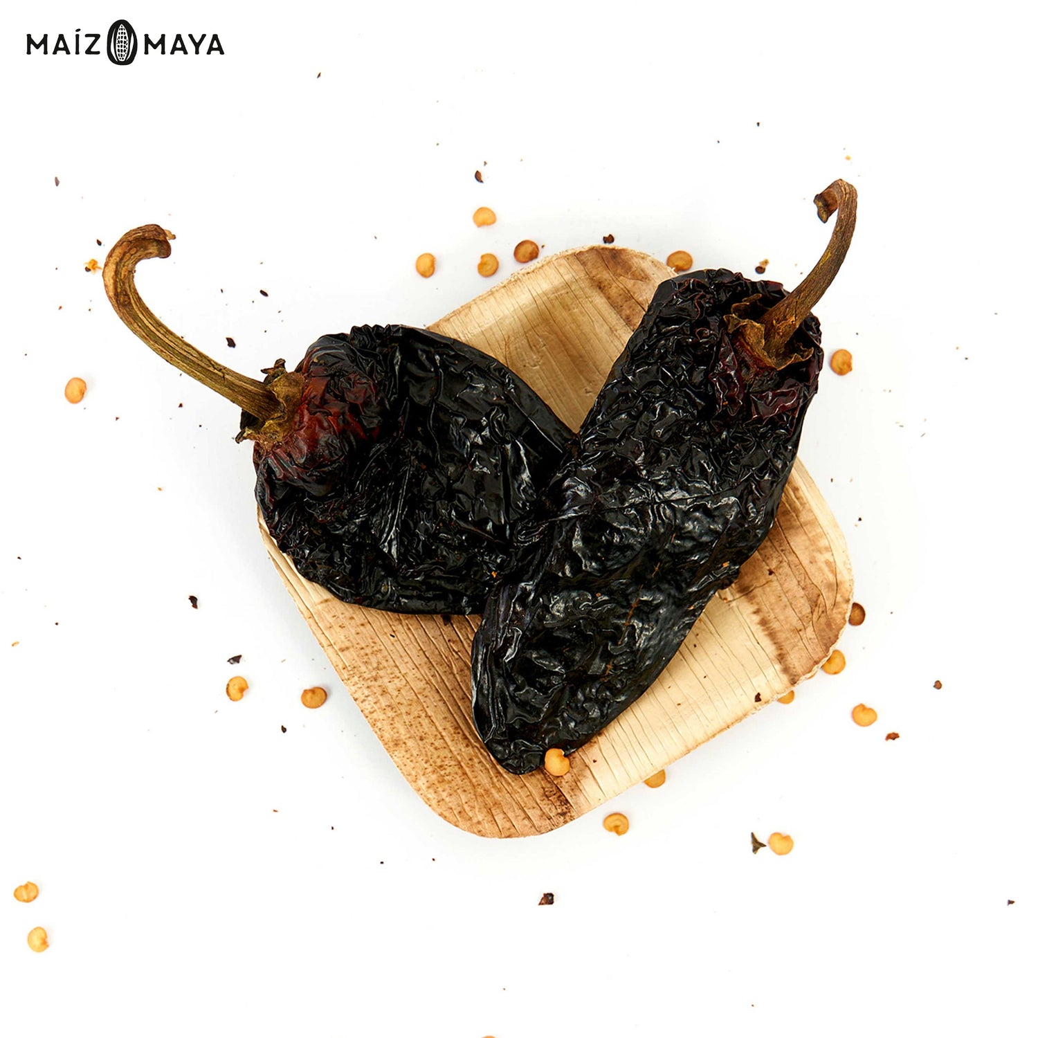 Chile seco ancho (100g) - Maíz Maya - Tortillas Maya