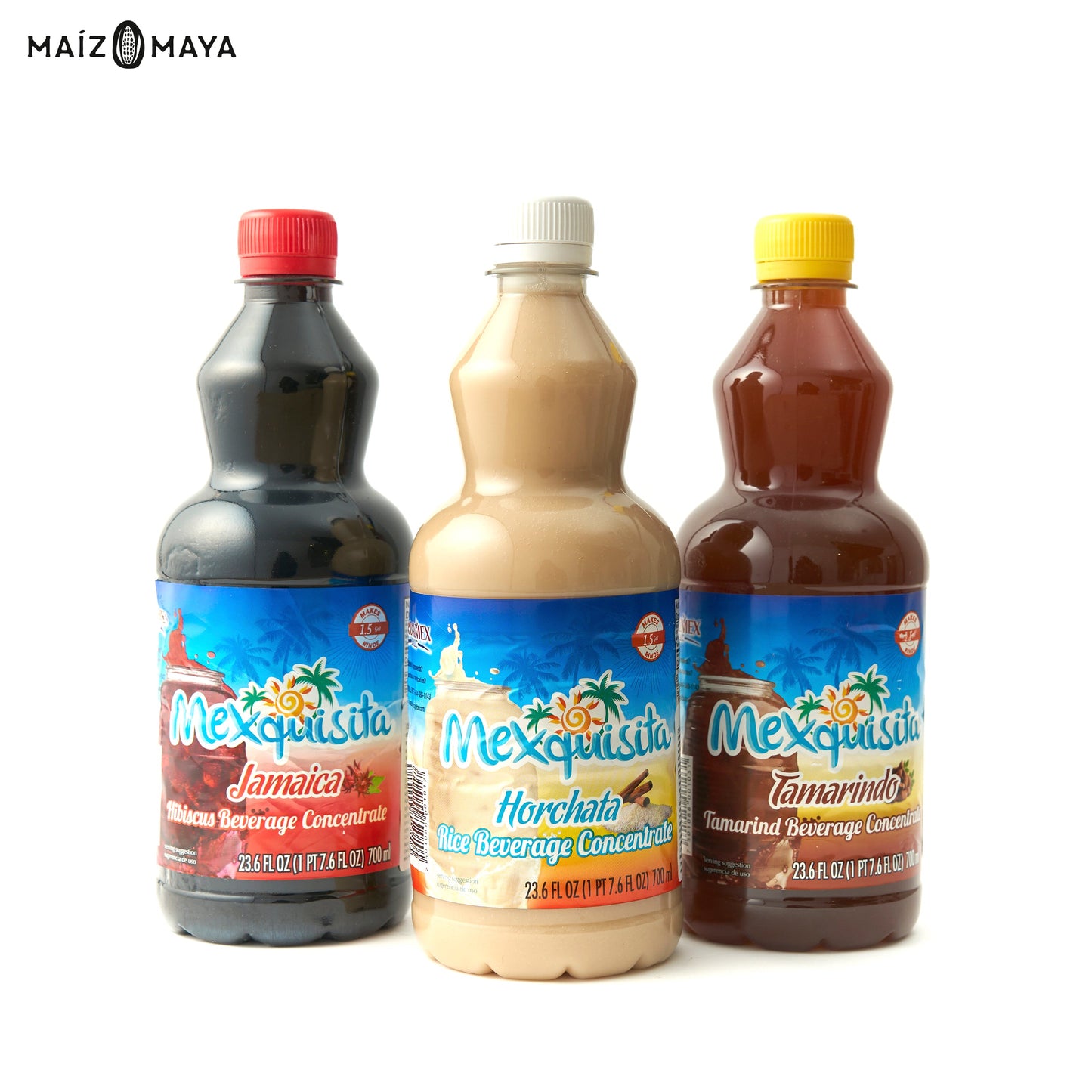 Concentrado agua de jamaica Mexquisita 700ml - Maíz Maya - Tortillas Maya