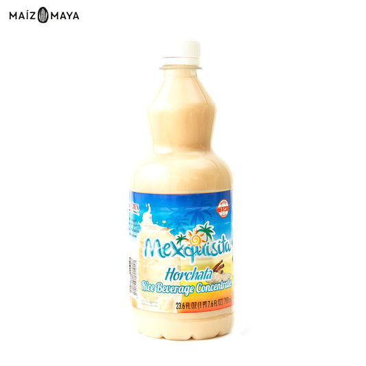 Concentrado agua de horchata Mexquisita 700ml - Maíz Maya - Tortillas Maya