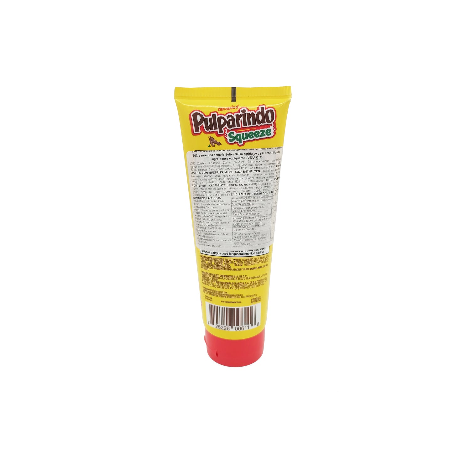 Pulparindo Tamarindo Squeeze 300 gr - Maíz Maya - Tortillas Maya