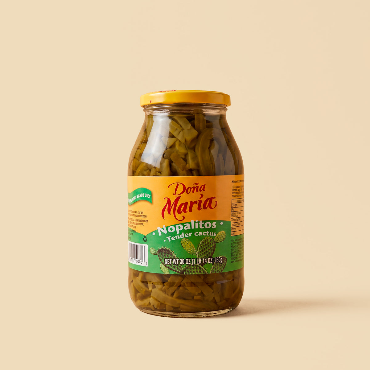 NOPALES EN SALMUERA 850G DOÑA MARIA