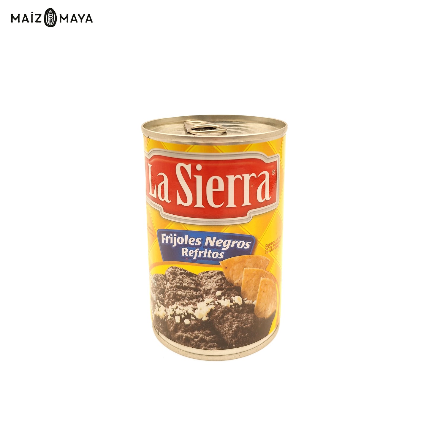 Frijoles Negros Refritos La Sierra 430g - Maíz Maya - Tortillas Maya