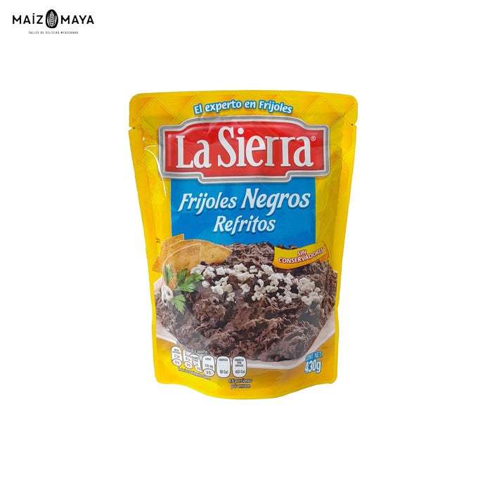 Frijoles Negros Refritos La Sierra 430g