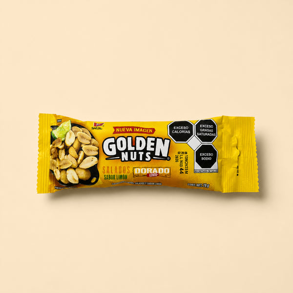 Cacahuates Salados Sabor Limón Golden Nuts 78g