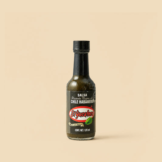 Salsa negra de chile habanero El Yucateco 120ml