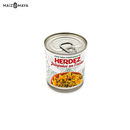 Chiles Jalapeños en trocitos Herdez 210 gr - Maíz Maya - Tortillas Maya