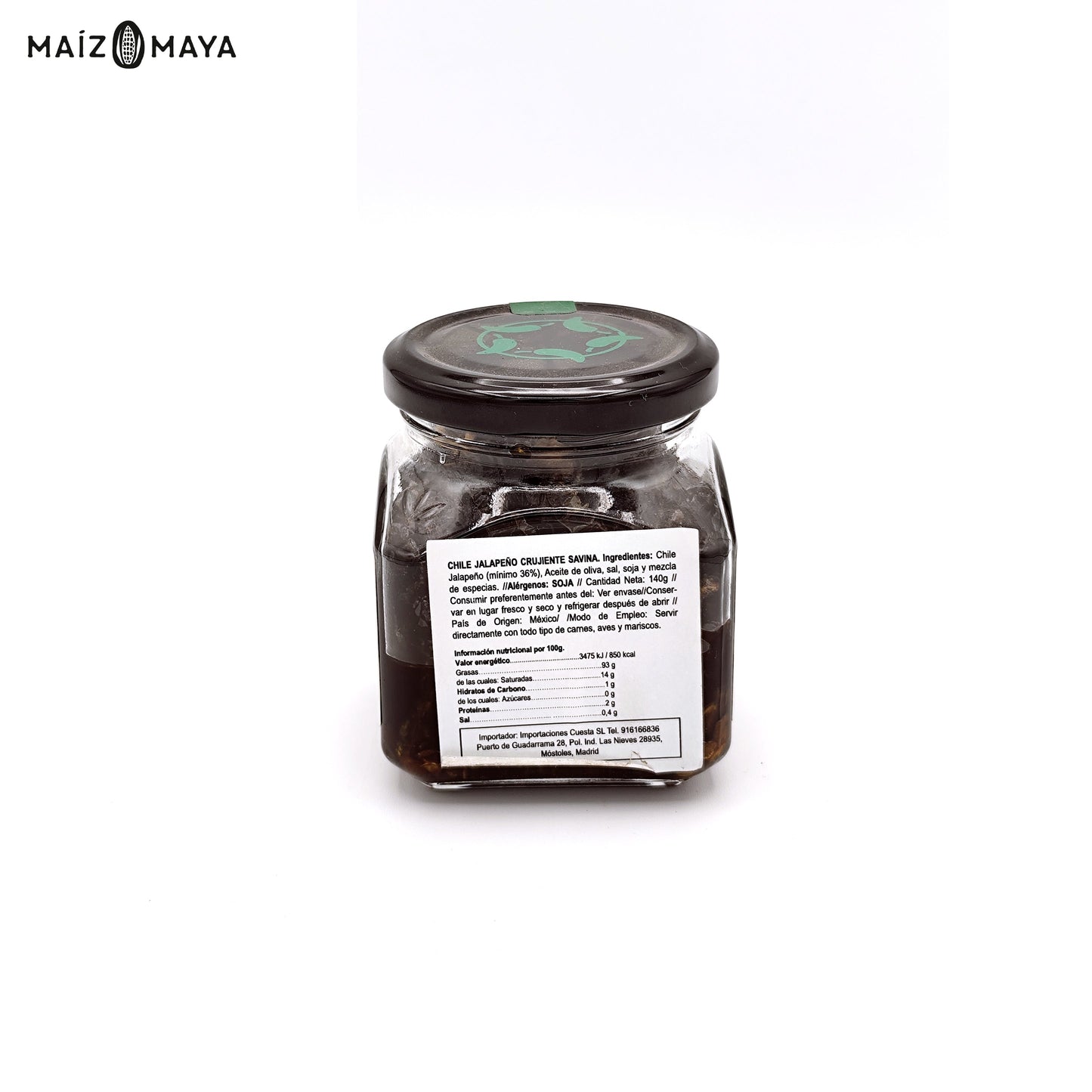 Chile Jalapeño Crujiente Savina  140g