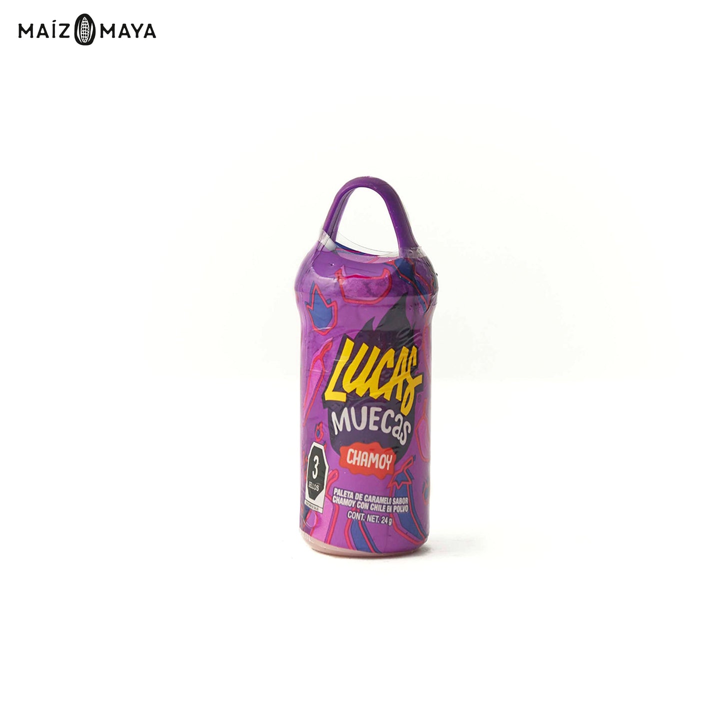 Lucas Muecas Chamoy 24g - Maíz Maya - Tortillas Maya