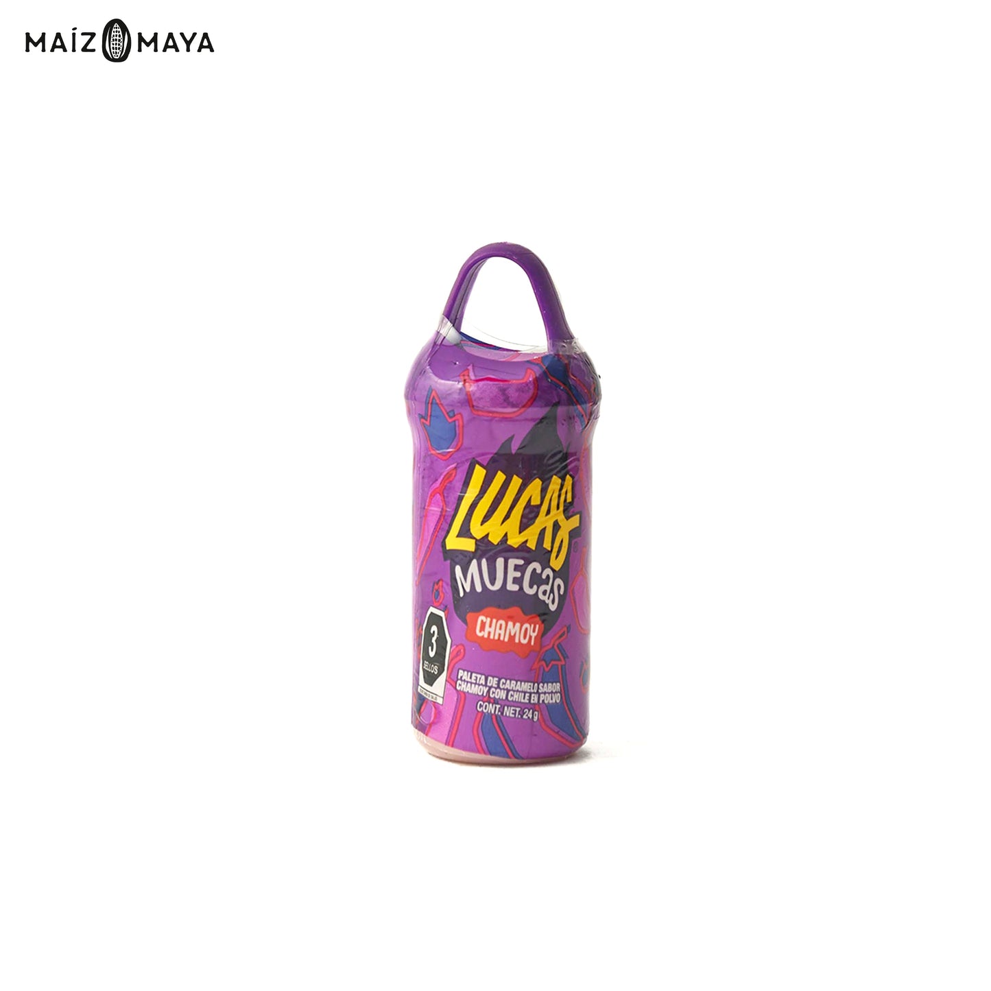 Lucas Muecas Chamoy 24g - Maíz Maya - Tortillas Maya