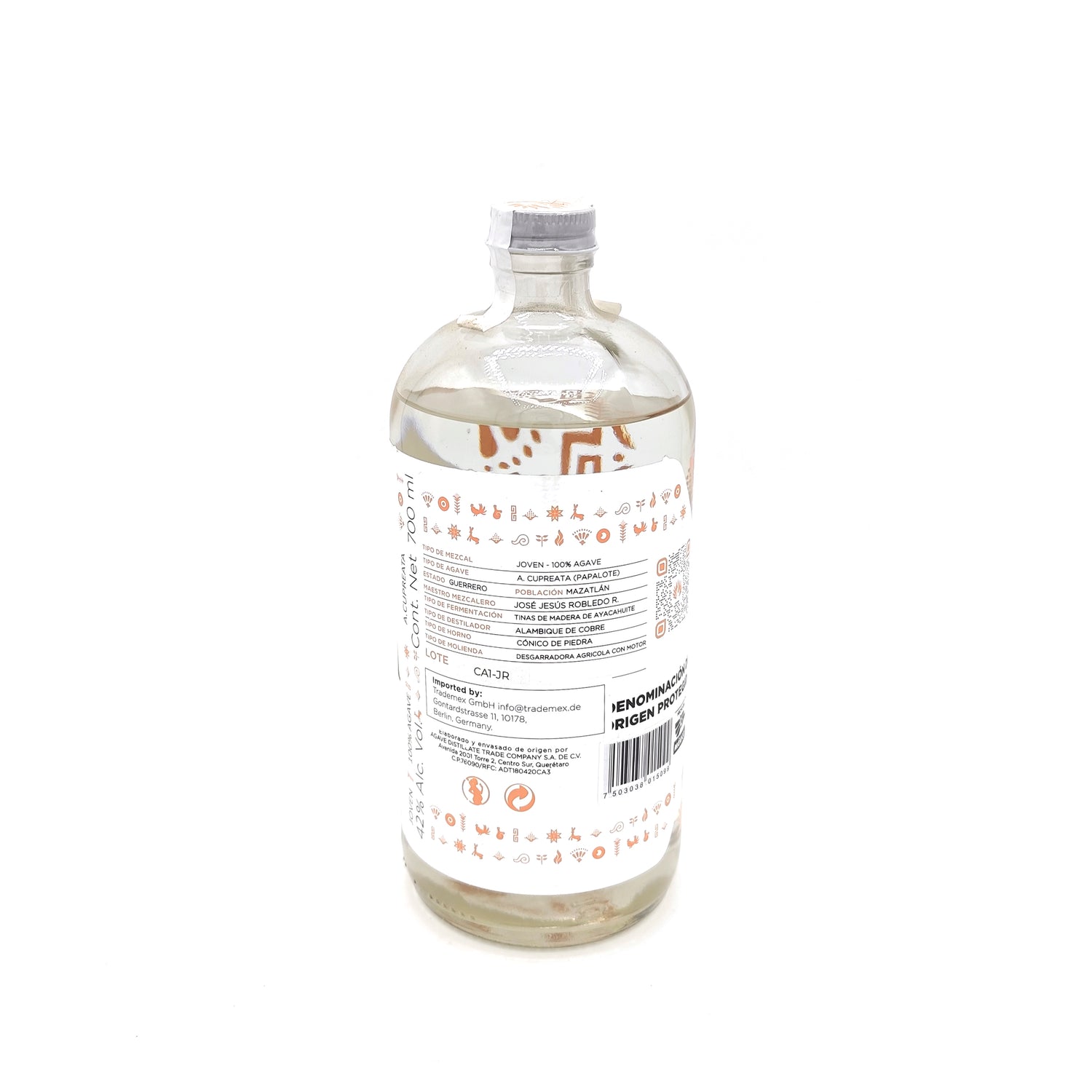 Mezcal Artesanal Cupreata Oxa 700ml