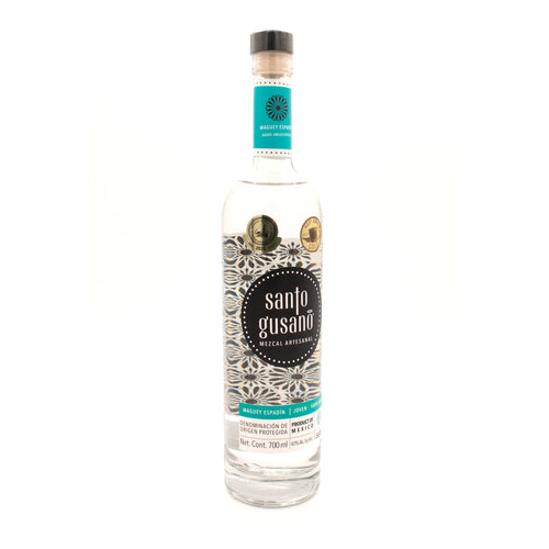 Mezcal Artesanal Espadín Joven Santo Gusano 700 ml