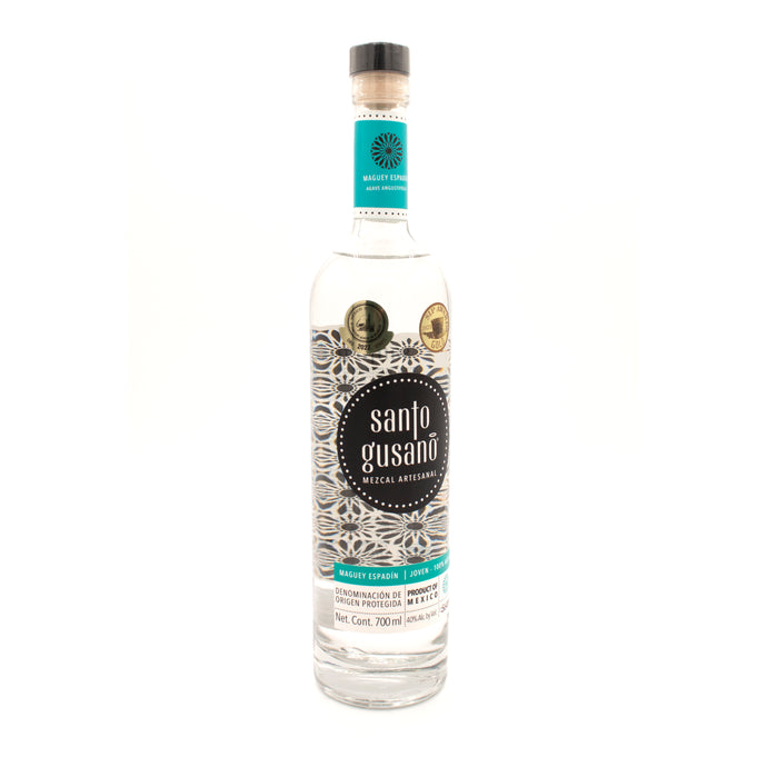 Mezcal Artesanal Espadín Joven Santo Gusano 700 ml