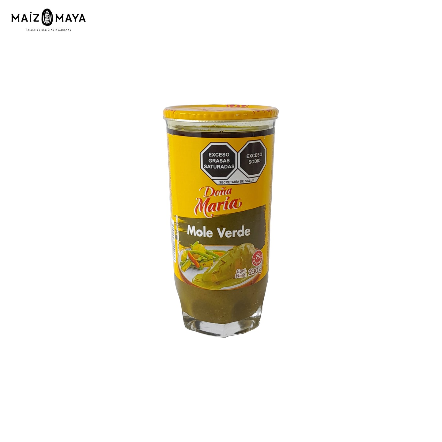 Mole Verde Doña María 230g - Maíz Maya - Tortillas Maya