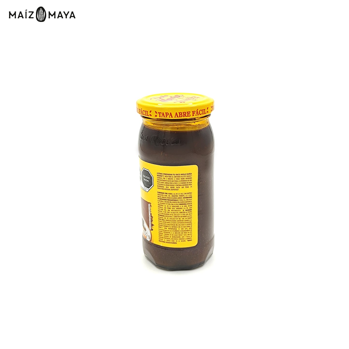 Mole Rojo en Pasta Doña María 235 gr - Maíz Maya - Tortillas Maya