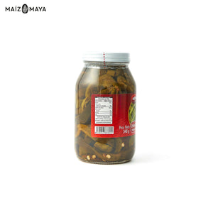 Chile poblano en rajas Sabormex 340g