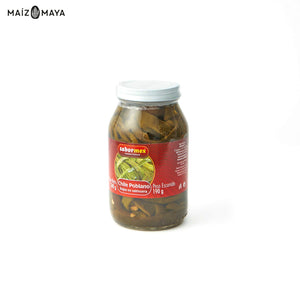 Chile poblano en rajas Sabormex 340g