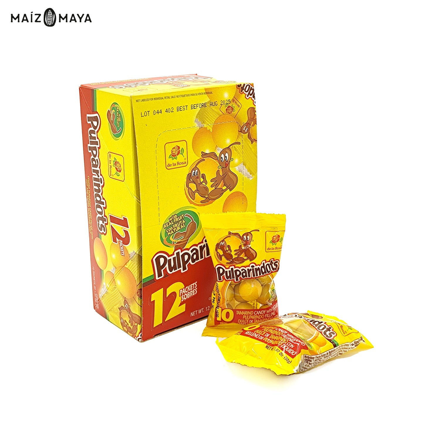 Pulparindots De La Rosa 30 gr - Maíz Maya - Tortillas Maya