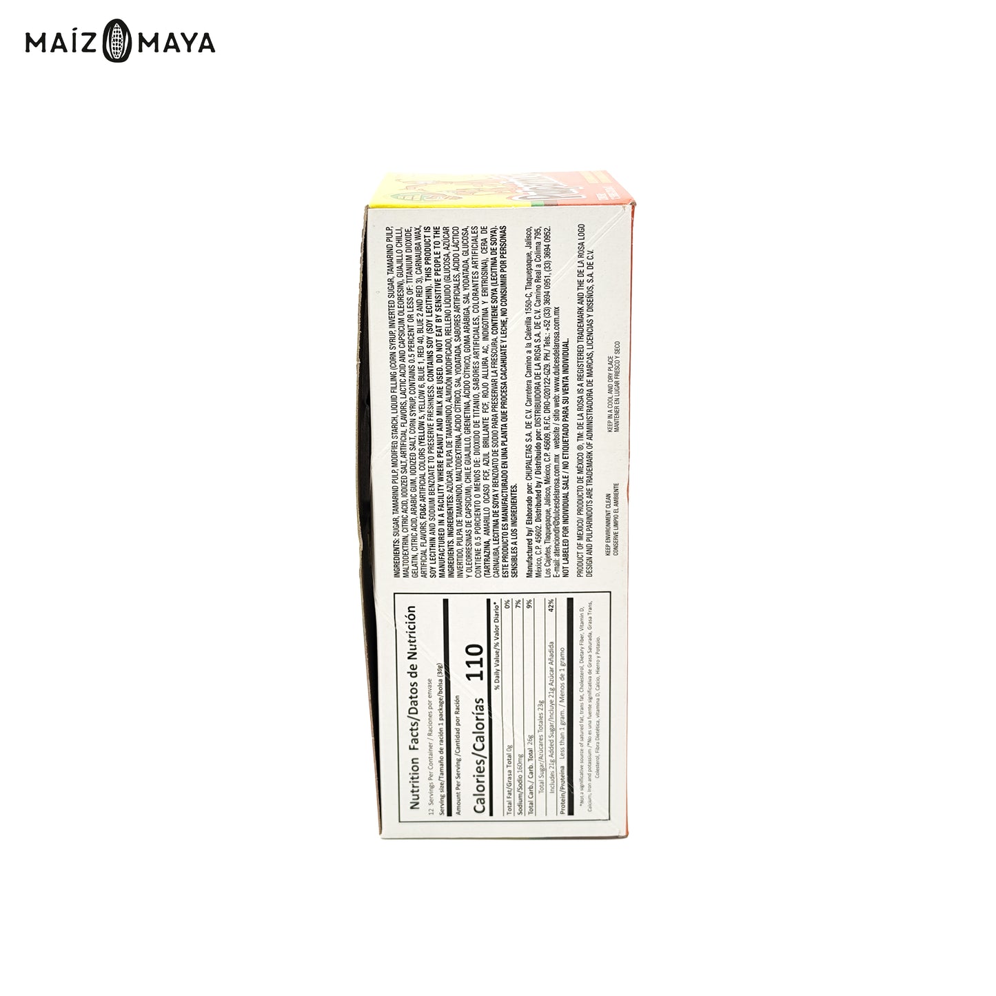 Pulparindots De La Rosa 30 gr - Maíz Maya - Tortillas Maya