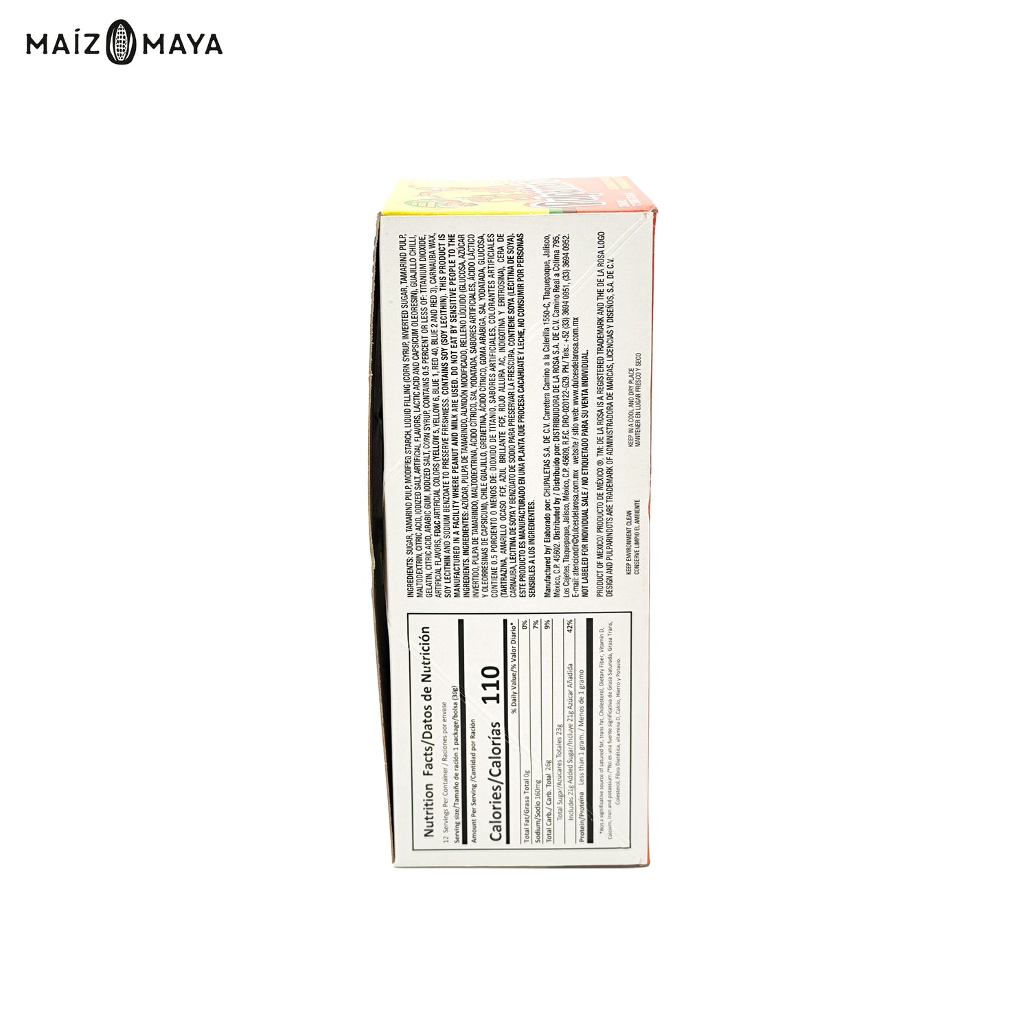 Pulparindots De La Rosa 30 gr - Maíz Maya - Tortillas Maya