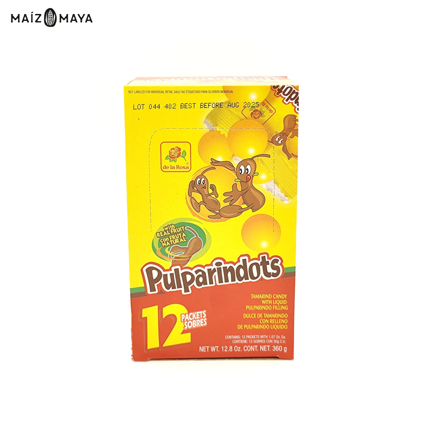 Pulparindots De La Rosa 30 gr - Maíz Maya - Tortillas Maya
