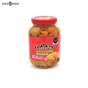 Habaneros Rajas en Escabeche La Costeña 210g